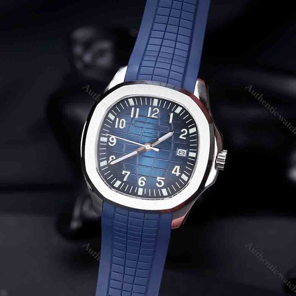 

2022 new luxury men mechanical wristwatch stainless steel automatic watch blue dial white men's watch waterproof101, Slivery;brown