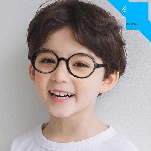 

retro children plain glasses personality round frame net class goggles kids