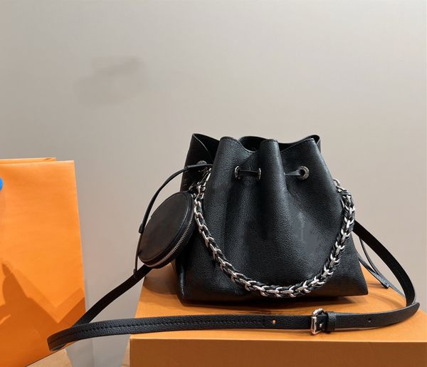 

mt luxury designer bucket shoulder bag money bag women's tote high-quality brand letter leather handbag crossbody bag