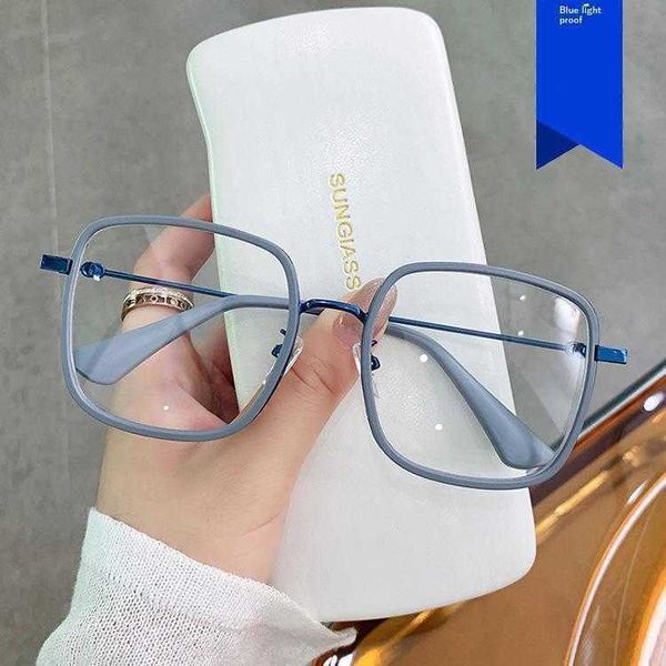 

glasses frame plain with myopic option womens square mesh red fashion