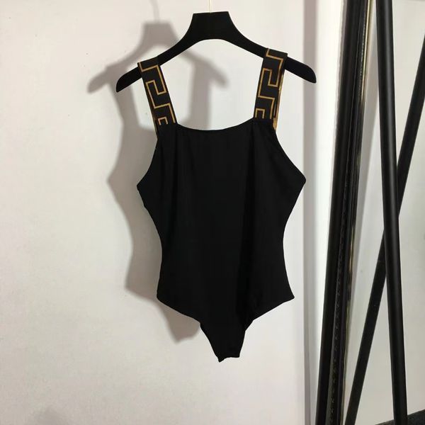 

2023 designers women's swimwear clothing fashion summer dresses new sling one-piece tights skims black beach holiday ladies women blous, White;black