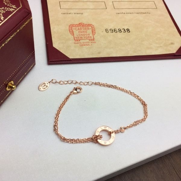 

love bracelet fashion silver bangle for men charm bracelets clover designer jewelry 18k gold bangle bracelet for women men necklaces chain e, Black