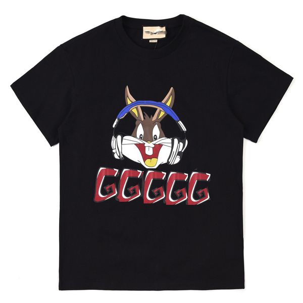 

luxury mens designer t shirt black red letter printed shirts short sleeve fashion brand designer tees asian size s-5xl 003, White;black