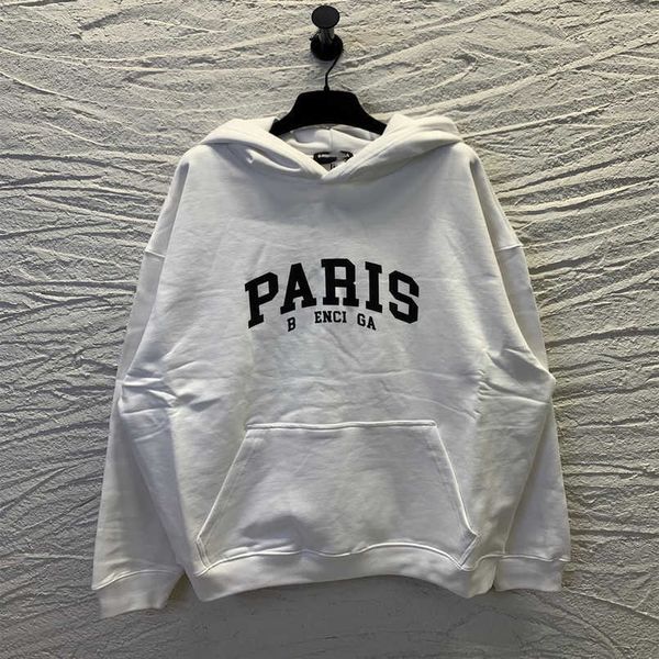 

designer summer women t shirt shirt correct version early spring family letter print limited hooded hoodie, Black