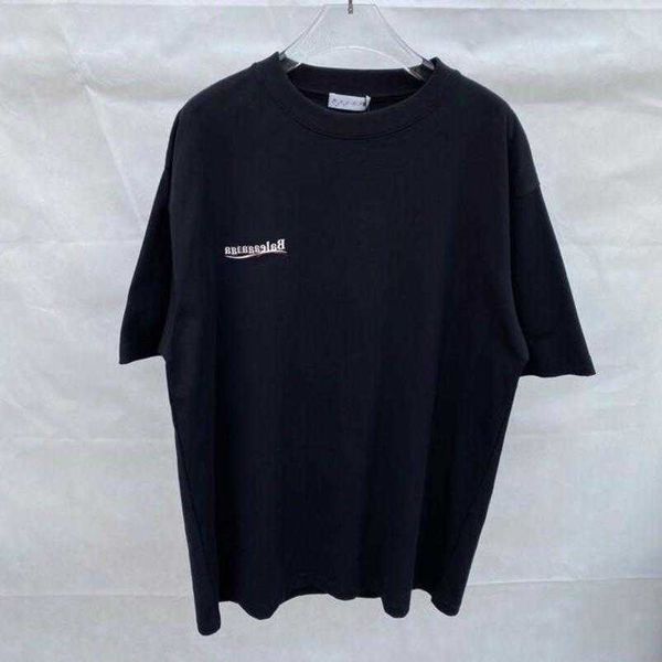 

womens designer t shirt shirt high edition classic coke print wave loose sleeve t-shirt for men women top, White;black