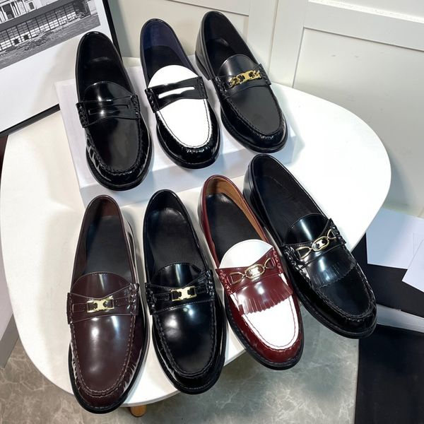 

triomphen loafer in polished calfskin black shoes famous designer loafers shoes for women single shoe bean shoes leather classic loafers sho