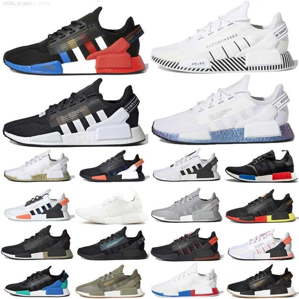 

camo nmd r1 v2 mens running shoes aqua tones mexico city metallic core black munich oreo og men women for japan trainers sneakers
