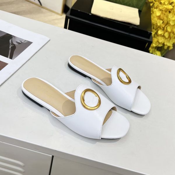 

classic designer g sandals women heel slippers leather ggity flat flip flops luxury fashion letters zxcz, Black