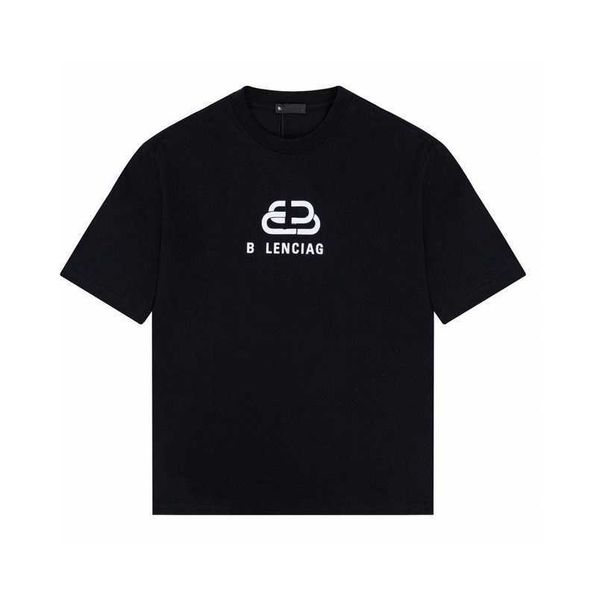 

womens designer t shirt tracksuit shirt original version summer individualized double lock relaxed sleeve t-shirt, White;black