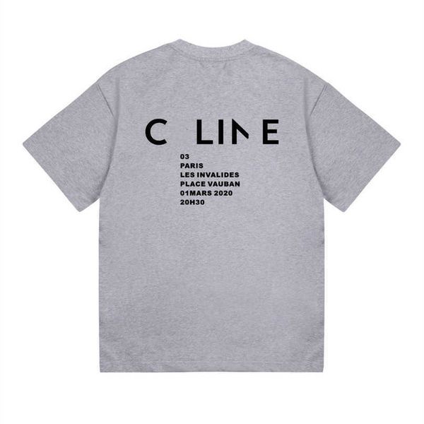 

designer new women t shirt shirt high edition 2023 summer simple letter print loose sleeve t-shirt, White