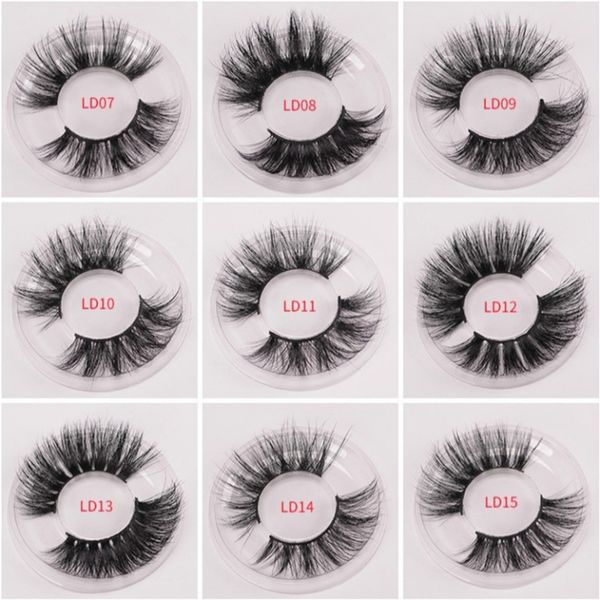 

100% 25mm lashes 3d false eyelashes crisscross natural fake makeup mink extension eyelash420
