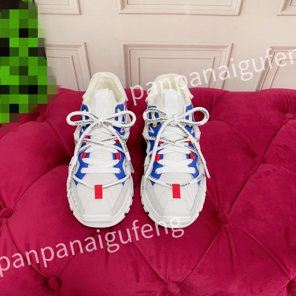 

casual shoes calfskin reflective sneaker designer mens women sneakers fashion leather trainers, Black