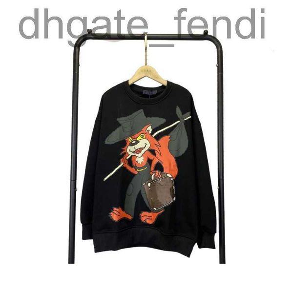 

men's hoodies & sweatshirts designer2023ss mens designer hoodie street hip hop cotton fashion loose fit womens sweatshirt oei5, Black