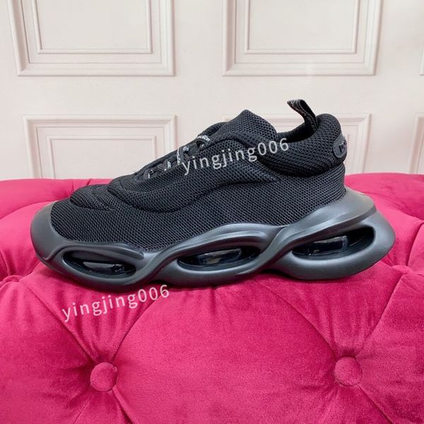 

mens brand designer casual shoes mens multi-color lace-up sports shoes fashion running shoes soft and comfortable platform shoes, Black