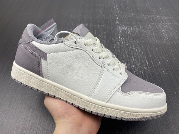 

authentic basketball shoes 1 low atmosphere grey men women lifestyle brand name sports sneakers