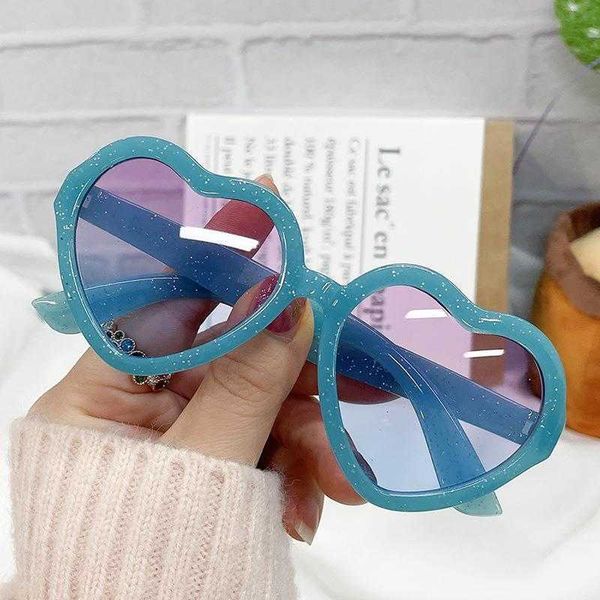 

boys and girls party catwalk sunglasses personalized glitter jelly color, Blue