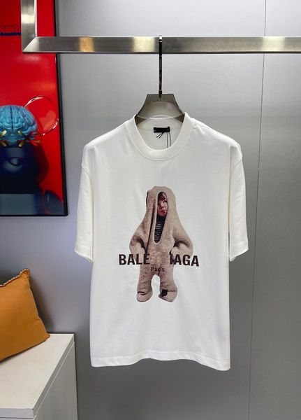 

luxury mens designer t shirt black red letter printed shirts short sleeve fashion brand designer tees asian size s-5xl 005, White;black