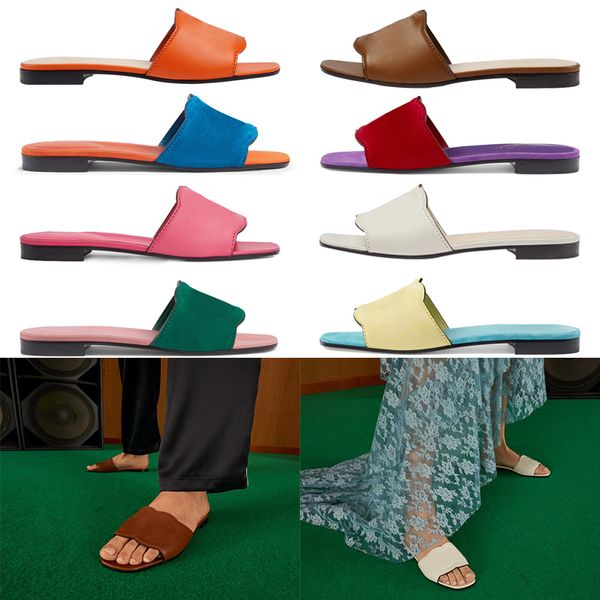 

slipper women embroidered canvas designer slides slip on slippers girls leather genuine flat heel outside matching indoor slides slide mop s, Black