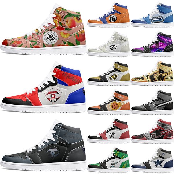 

new Customized Shoes 1s DIY shoes Basketball Shoes wen 1 women 1 Anime Character Customized Personalized Trend Versatile Outdoor sneaker
