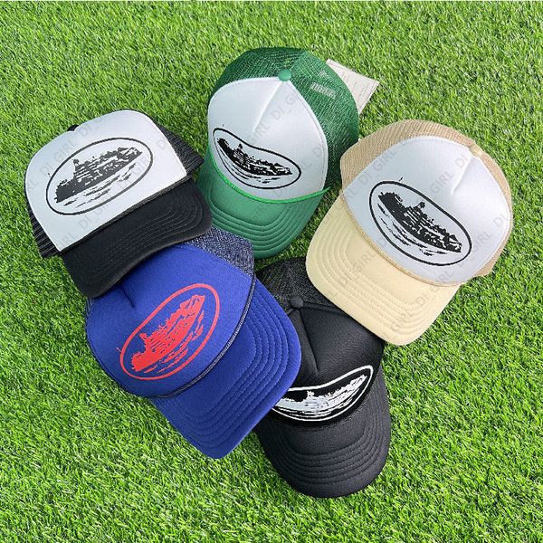 

hats designer ship print ball cap fashion casquette for man woman stylish street style domed cap adjustable 10 colors, Blue;gray