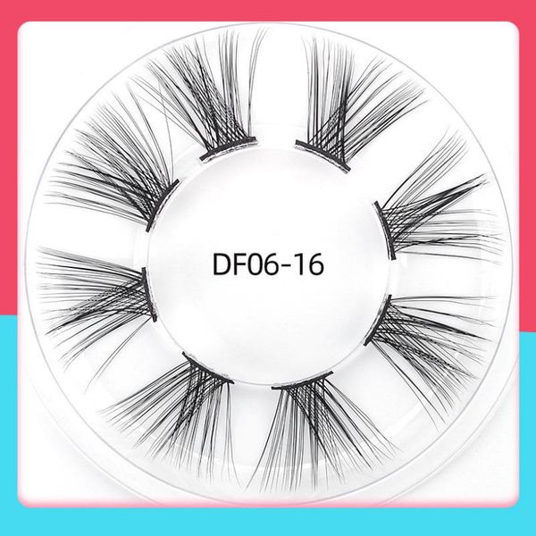 

diy eyelash extension segmented eyelashes individual lash pre-cut segment silk 3d lashes make up495