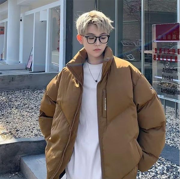 

oem wholesale casual winter custom waterproof down puffer jacket for men, Black