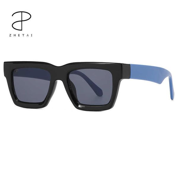 

lvjia's new square sunglasses net red style individuality distorted fashion street pgraphy sunglasses, White;black