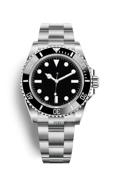 

box papers high-quality watch new 41mm ceramic bezel black dial 124060 braceletmechanical automatic men watches, Slivery;brown