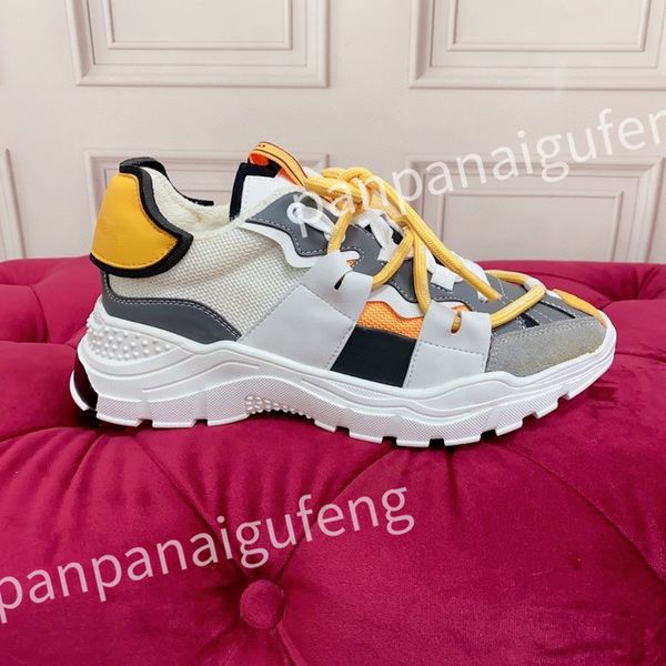 

2023 new casual shoes calfskin reflective sneaker designer mens women sneakers fashion trainers, Black