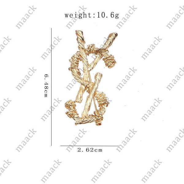 

luxury mens womens brand desigenr letter 18k gold plated brooches high-end gold silver geometry crystal rhinestone pearl pins brooche women, Gray