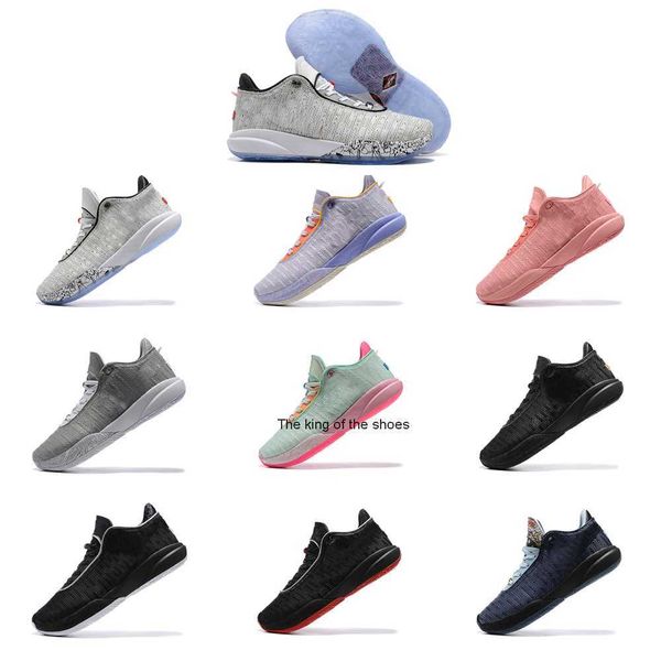 

2023 asketball shoes mens james lebron 20 xx time machine purple gold pink gray dark blue running sports sneakers