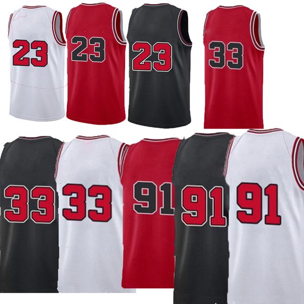 

men basketball jersey 6 alex caruso derrick 1 rose 11 demar derozan 9 vucevic mens 23 michael dennis 91 rodman scottie 33 pippen 2 lonzo bal, Black;red