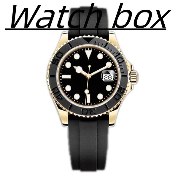 

high-quality men's watch designer luxury watch 40mm sliding watch stainless steel rubber strap automatic mechanical luminous waterproof, Slivery;brown
