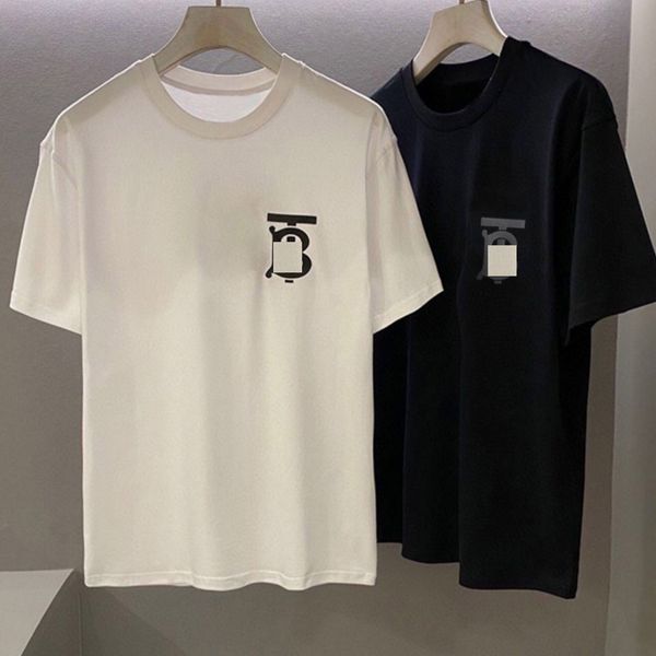

2023 mens t shirts women designers t shirts tees apparel man s casual chest letter shirt luxurys clothing street shorts sleeve clothes palm, White;black