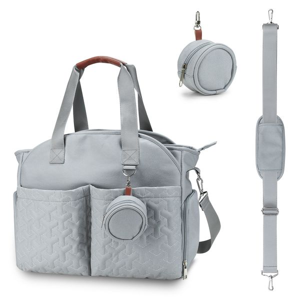 

diaper bags tote with pacifier case large travel for mom and dad 230408