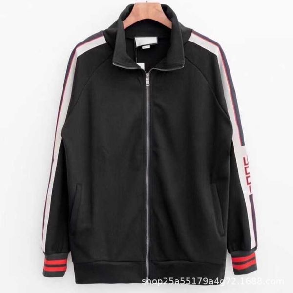 

2023 womens designer t shirt tracksuit shirt the correct version of gjia high-tech knitted fabric jacket sports suit wei pants zhang han the, Black