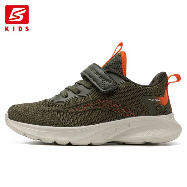 

sneakers baasploa children sneakers for boys sports shoe breathable tennis casual kids running shoes lightweight walking sneaker 230410, Black;red