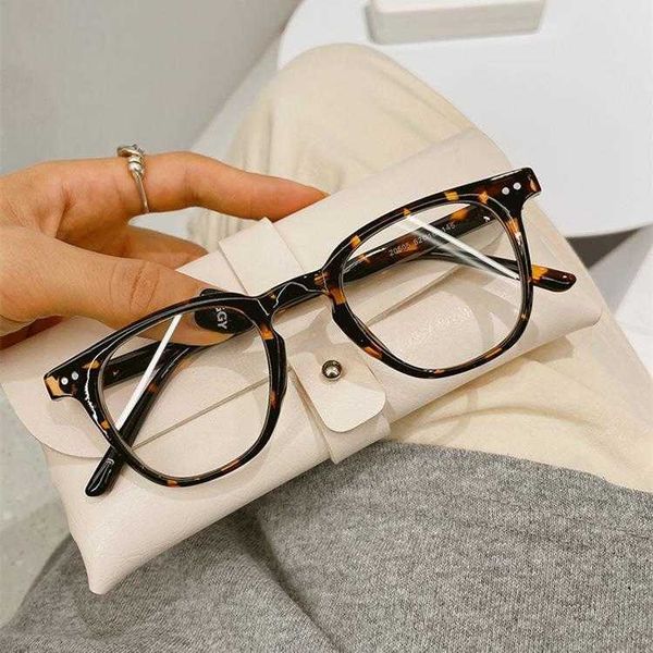 

anti blue light korean style beige nail glasses frame internet celebrity plain