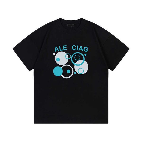 

2023 new women's tshirt edition family digital bubble letter print sleeve t-shirt relaxed loose fit, White;black