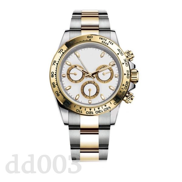 

men women watches luminous wristwatches cosmograph paul newman orologio sapphire glass tona movement watch stainless steel strap sb038 c23, Slivery;brown