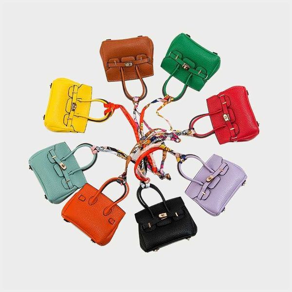 

bag pendant mini exquisite cute earphone lipstick decoration women's car keychain