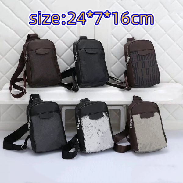 

designers cross body men sling shoulder bags luxury crossbody chest bag quality leather outdoor travel packs purse fashion