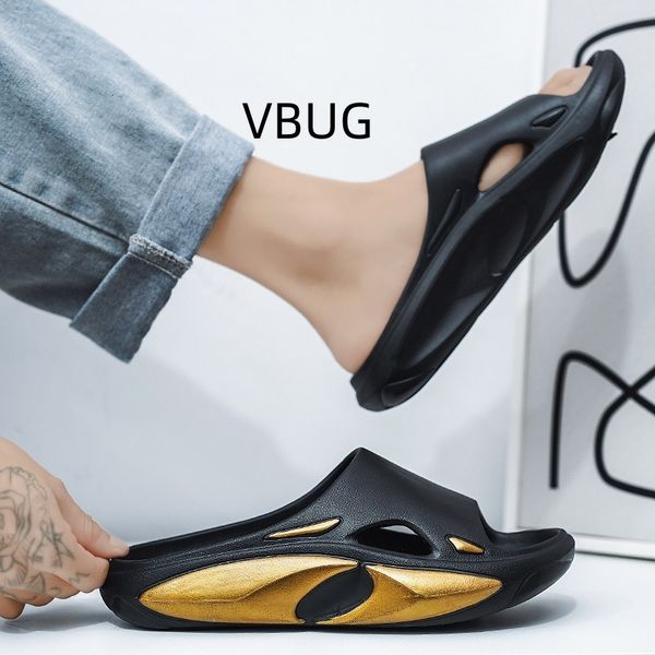 

slippers men's beach platform flip flop sandals summer s in 2023 products shoes for men with 230410, Black