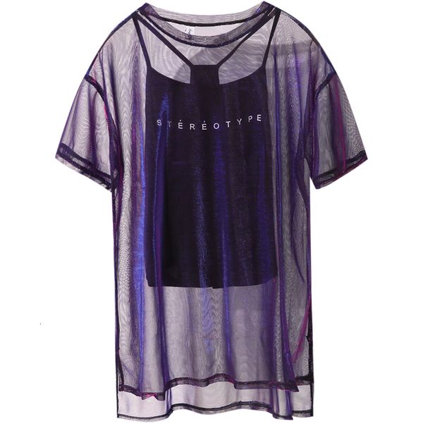 

women's tshirt wholesale spring summer selling fashion casual see through woman tshirts lady beautiful bc155 230410, White