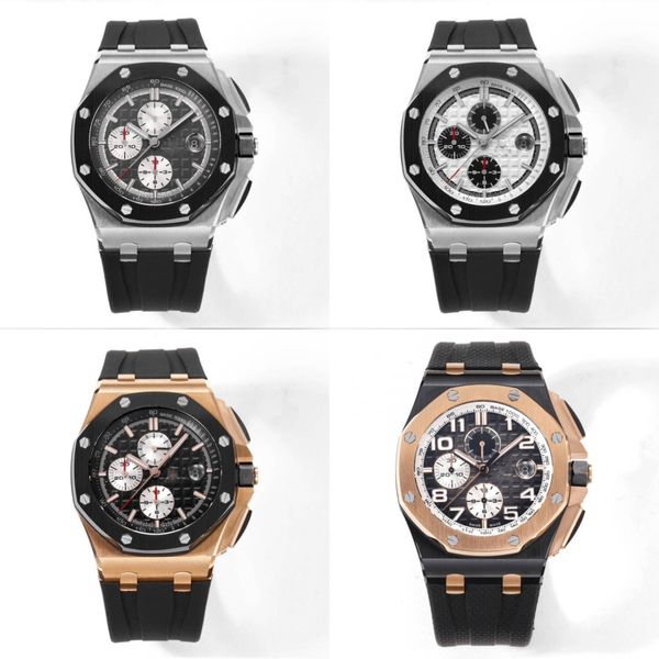 

Designer men's watch Quartz watch 44mm ceramic dial stainless steel case rubber strap A luminescent waterproof P wrist strap box dhgateS watch Montre De Luxe watch lb, 17