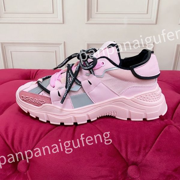 

new luxury casual shoes calfskin reflective sneaker designer mens women sneakers fashion trainers, Black