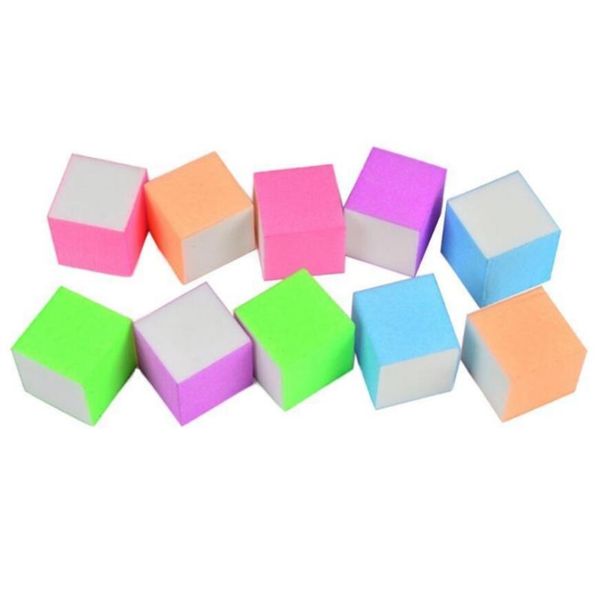 

nail files 10pcs fashion square sanding sponge buffers file grinding polishing multi-colored art manicure tools501
