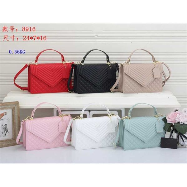 

2023 new fashion women's one shoulder portable lingge bag-8916