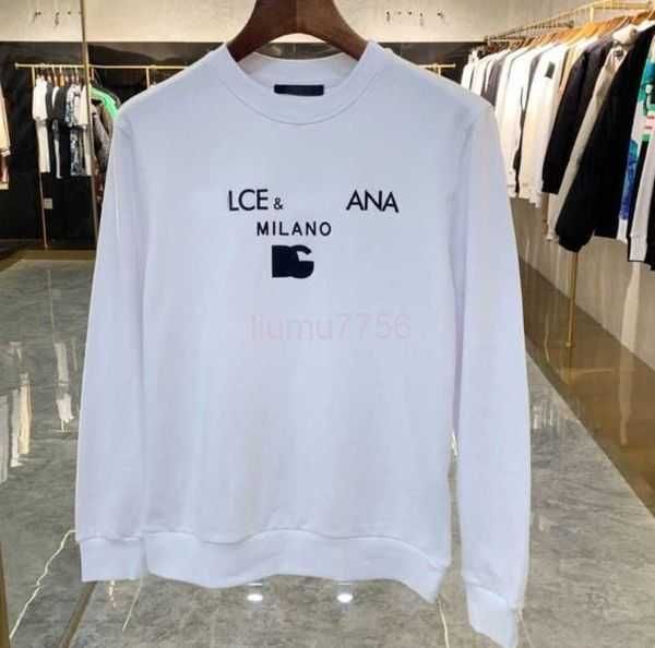 

22ss designer sweater mens sweatshirt d g hoodie printed long sleeve tshirt man pullover coat women casual sweaters asian size 4xl 5xl 1 17p, Black