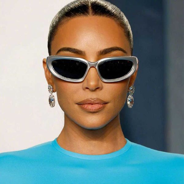 

sunglasses dropshipping uv400 y2k style brand design mirror luxury colorful vintage fashion sun glasses with 400 bends, White;black